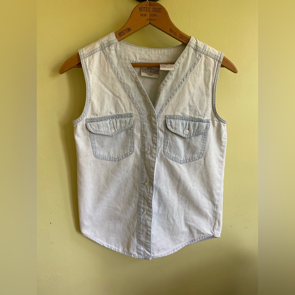 Vintage Jean Button Down